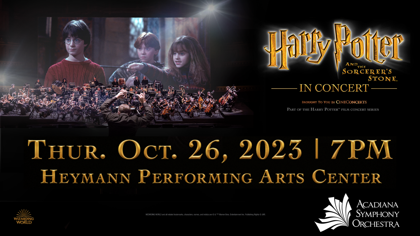 Program Harry Potter Acadiana Symphony Orchestra & Conservatory of Music